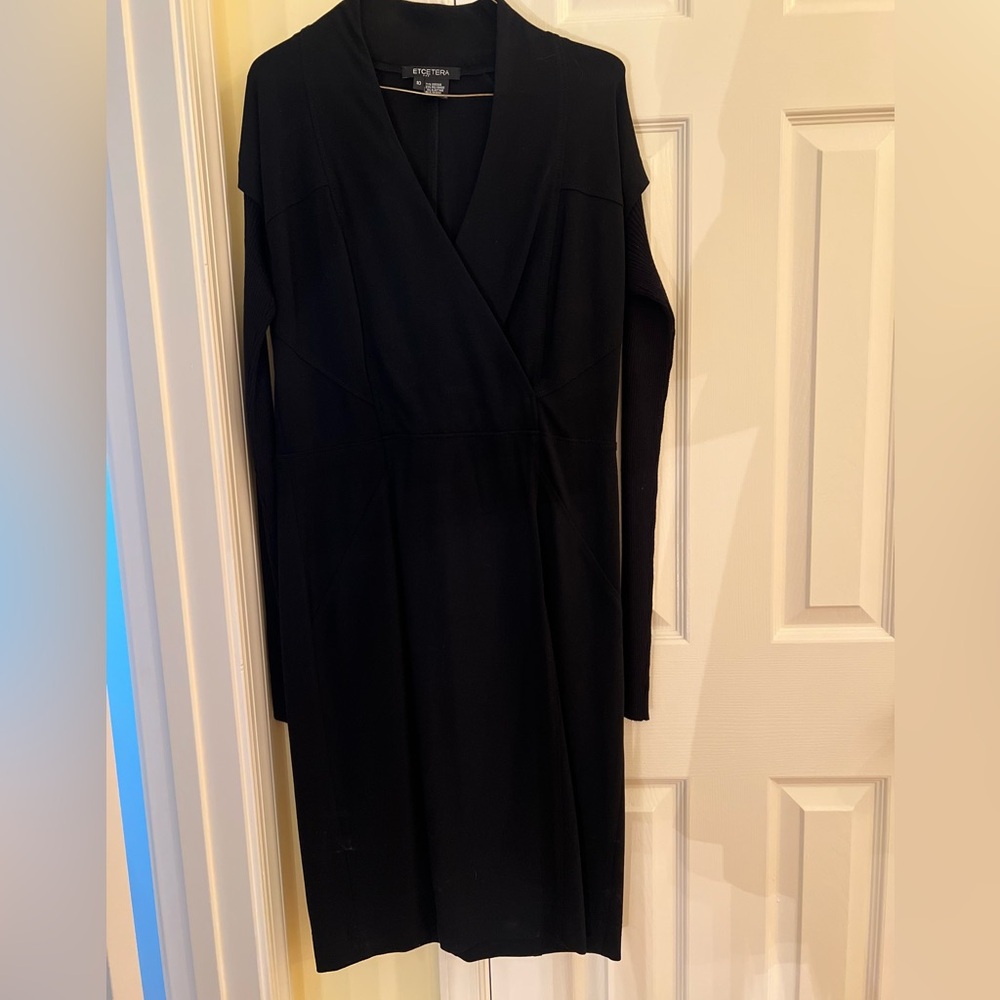 Black dress very elegant and classy.
